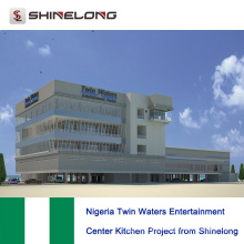 Proyecto de cocina del centro de entretenimiento Twin Waters de Nigeria desde Shinelong